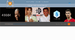 Desktop Screenshot of causeflash.org